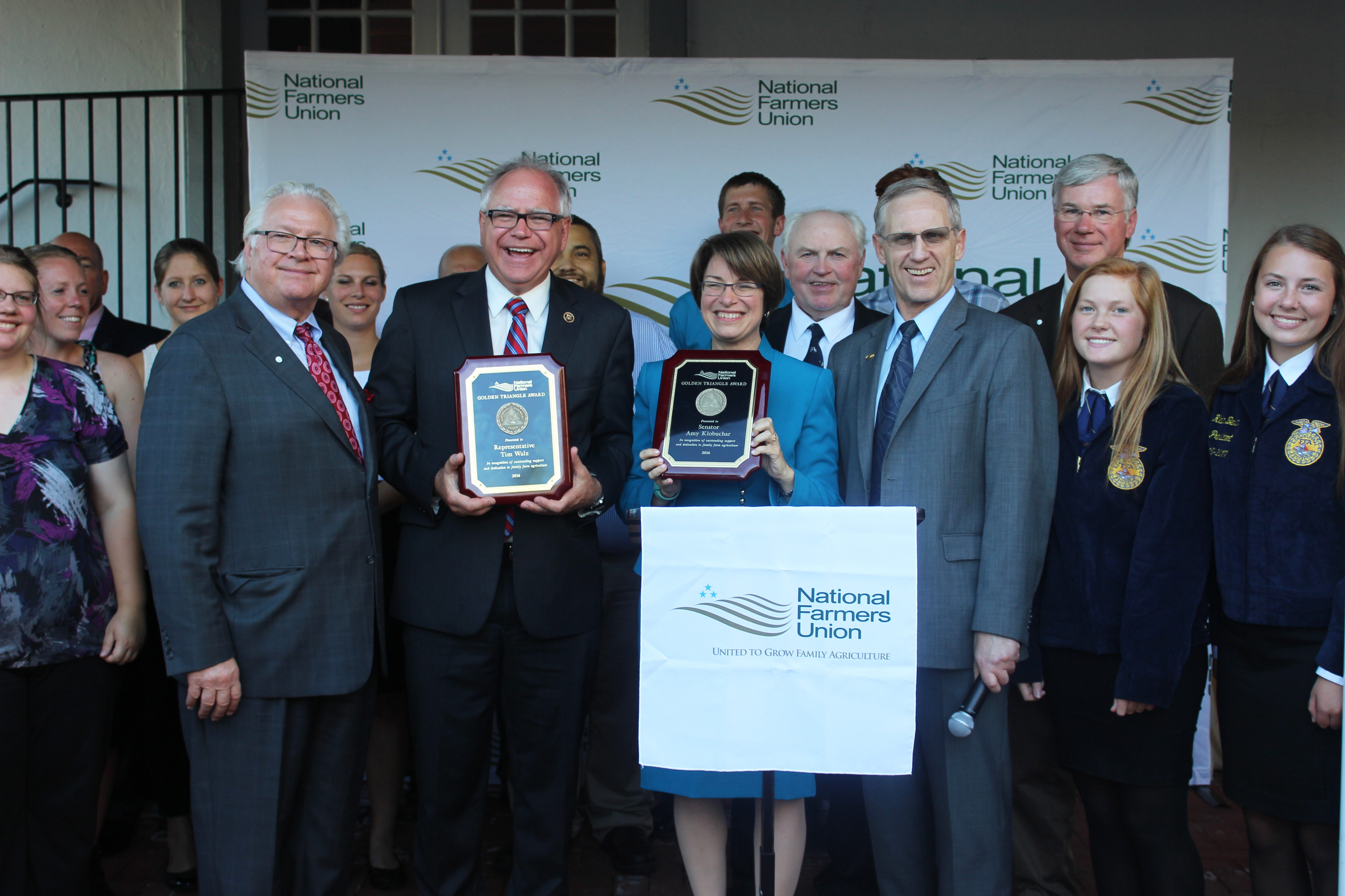 NFU Honors 44 Congressional Champions of Agriculture with Golden Triangle Award